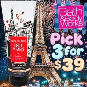 Bath & Body Works Emily in Paris, Paris AMOUR Body Cream